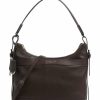 Bags * | Peregrine Road Hobo Bag Grained Leather Radley London Exclusive Design Dark Brown